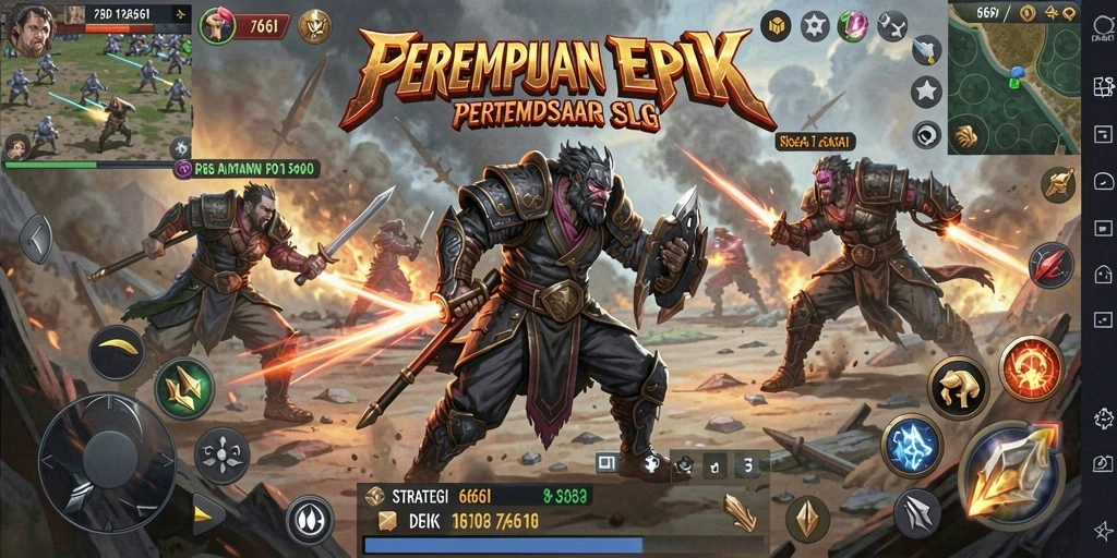 Tampilan aksi pertempuran yang mendebarkan dalam 666I.