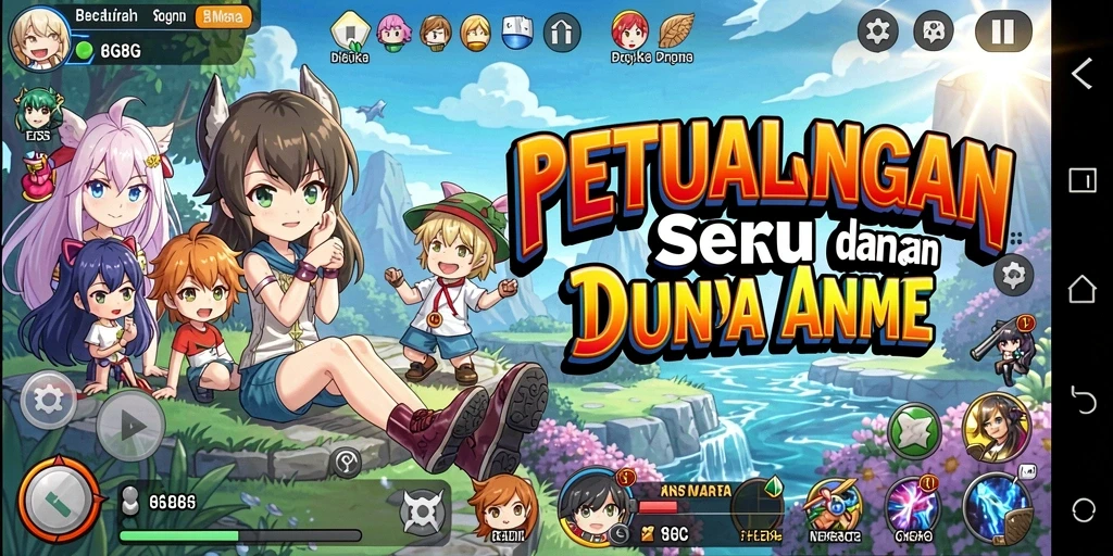 Tampilan gameplay seru dari 8G8G yang penuh aksi dan petualangan.