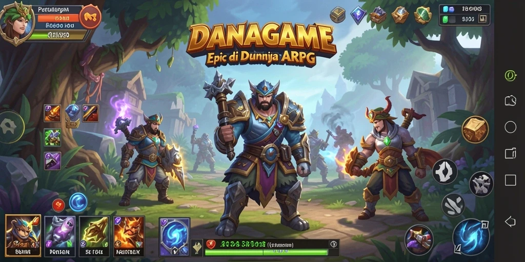 Gameplay seru dan menantang di dunia fantasi <strong>DANAGAME</strong>.