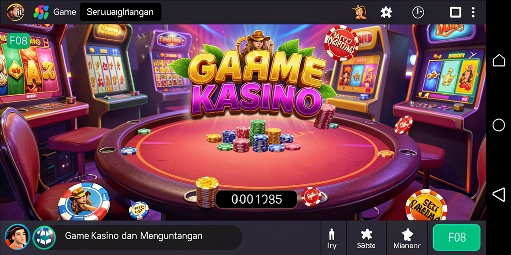 Tampilan gameplay kasino yang menarik dan penuh aksi.