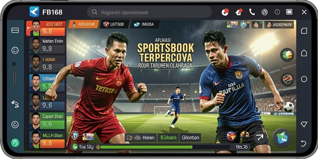 Tampilan screenshot gameplay Sportsbook FB168 yang menampilkan taruhan langsung.