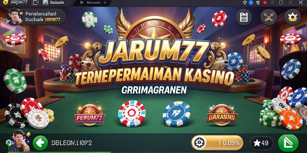 Tampilan gameplay menarik dari aplikasi kasino JARUM77.