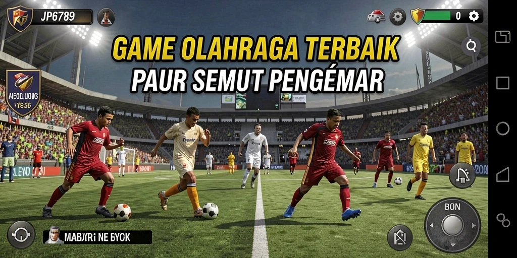 Tampilan gameplay seru dari JP6789 yang menampilkan pertandingan olahraga nyata.