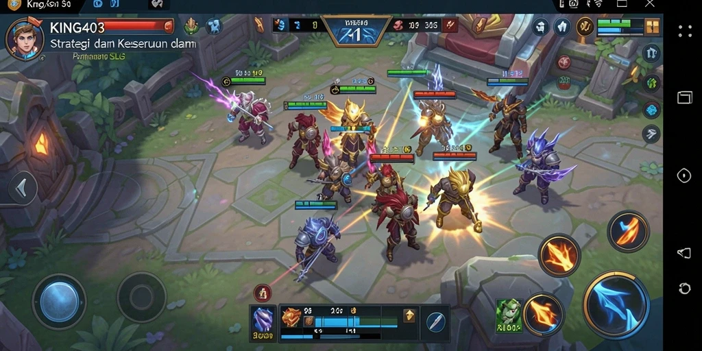 Tampilan gameplay mendebarkan dalam KING403 yang penuh strategi.