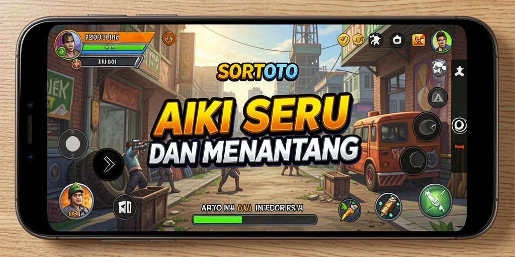 Tampilan gameplay SORTOTO yang seru dan menantang.