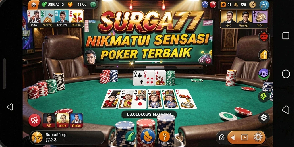 Tampilan gameplay seru di SURGA77 dengan antarmuka yang menarik.