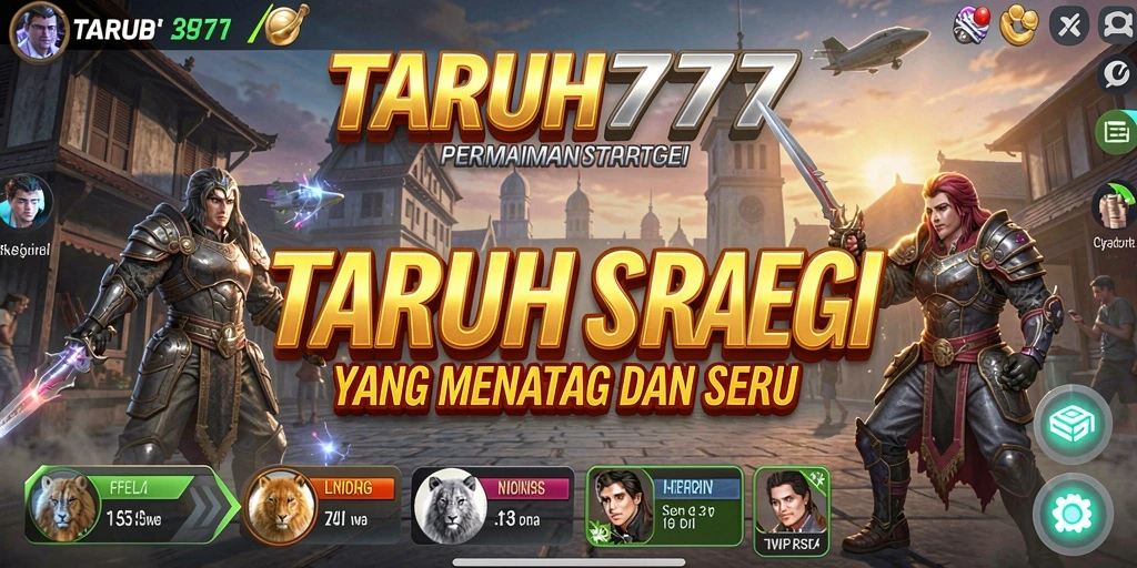 Tampilan gameplay menarik di TARUH777 dengan aksi strategi yang mendebarkan.