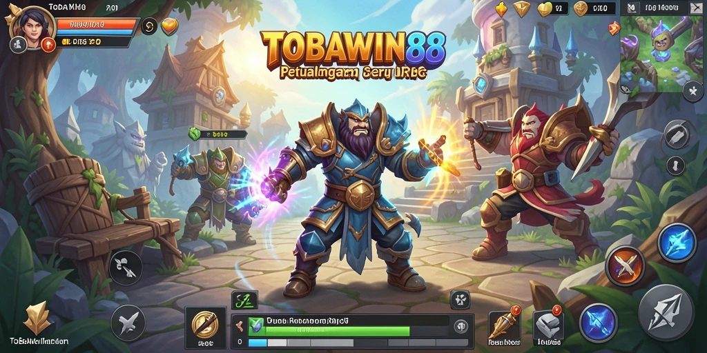 Tampilan gameplay TOBAWIN88 yang seru dan mendalam.