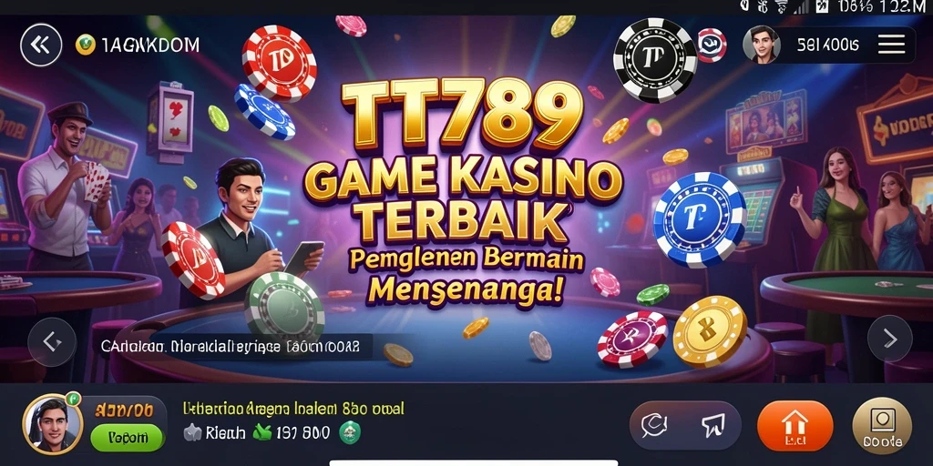 Tampilan gameplay menarik dari TT789 dengan desain kasino yang memukau.