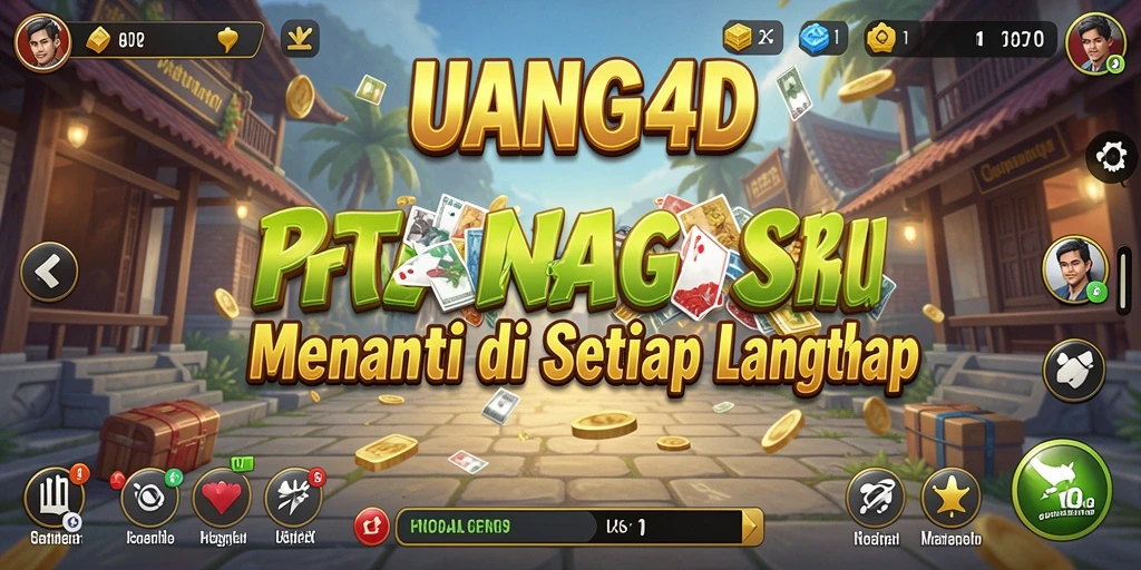Screenshot gameplay UANG4D menampilkan aksi petualangan yang mendebarkan.