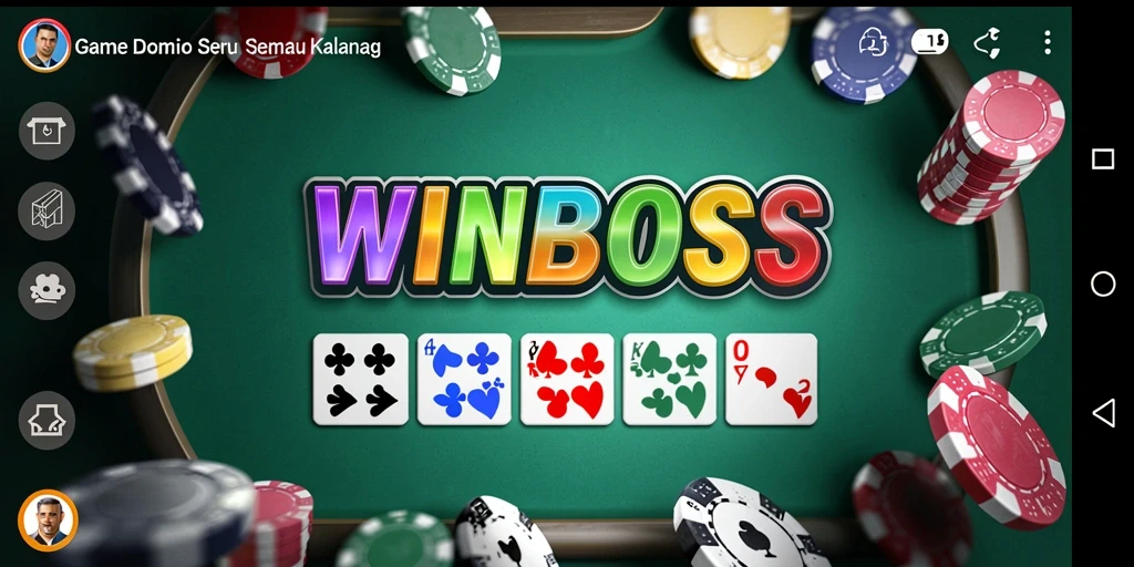 Gameplay seru Domino di WINBOSS dengan teman-teman.