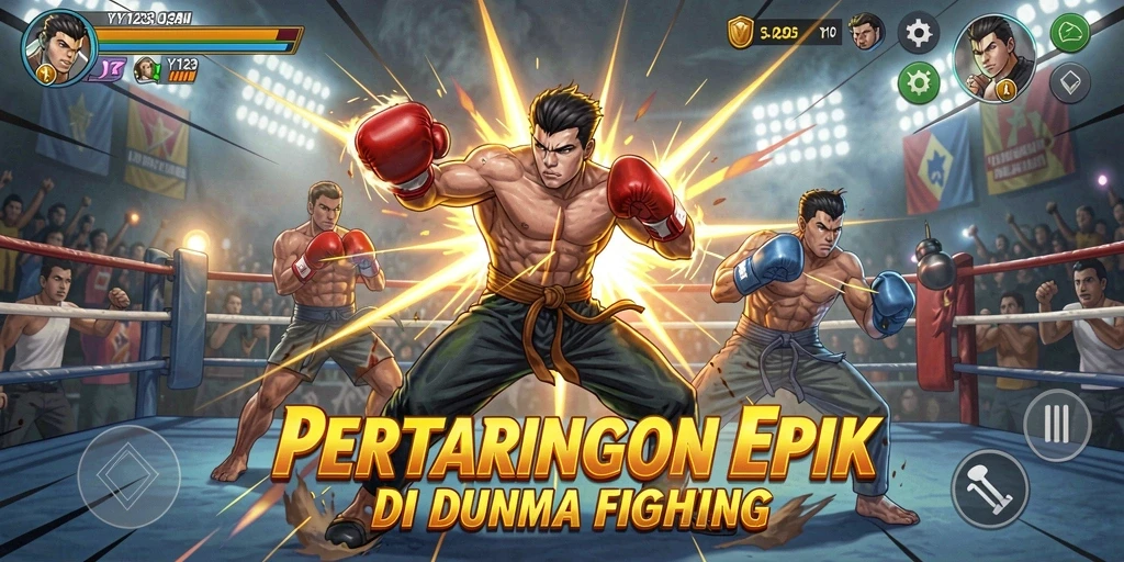 Tampilan gameplay YY123 yang menegangkan dan seru.
